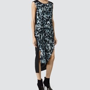 AllSaints Riviera Leo Silk Dress